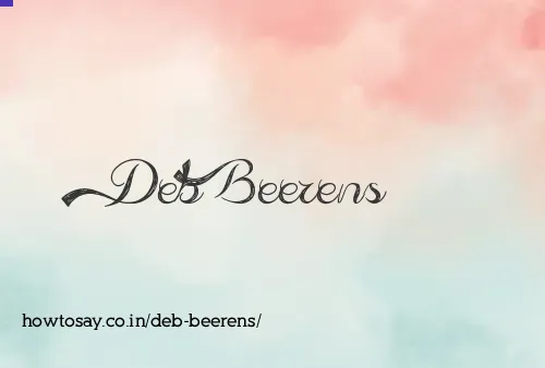 Deb Beerens