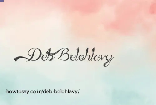 Deb Belohlavy