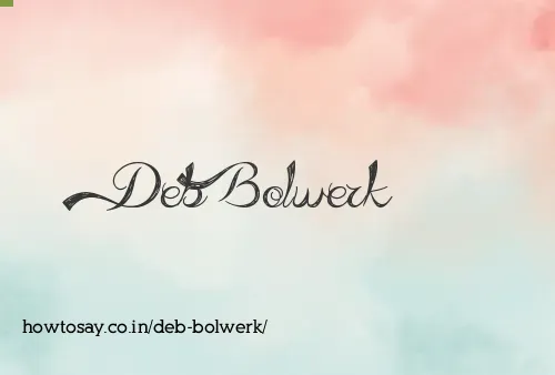 Deb Bolwerk