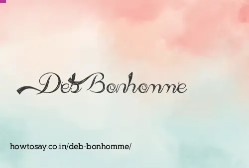Deb Bonhomme