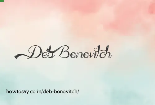 Deb Bonovitch