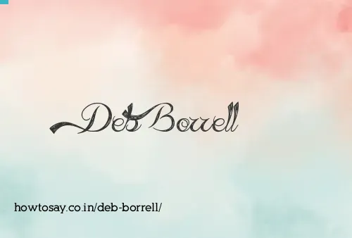 Deb Borrell