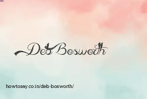 Deb Bosworth
