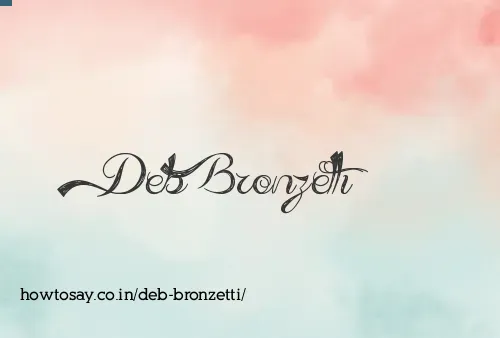 Deb Bronzetti