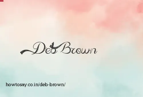 Deb Brown