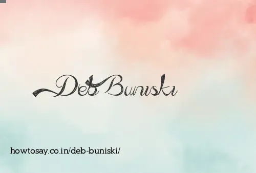 Deb Buniski