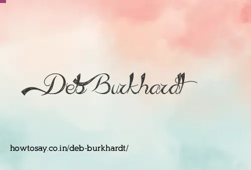 Deb Burkhardt