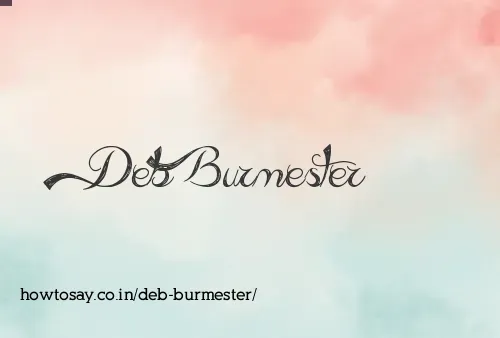 Deb Burmester
