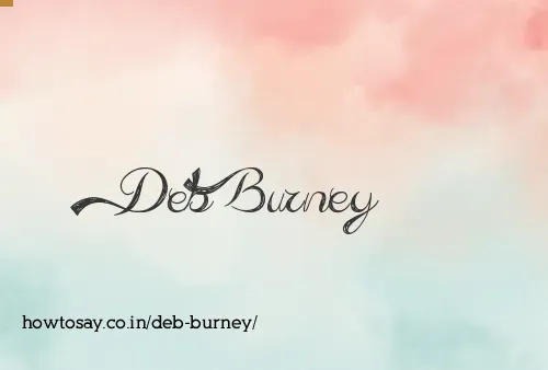 Deb Burney