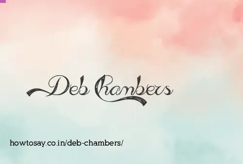 Deb Chambers