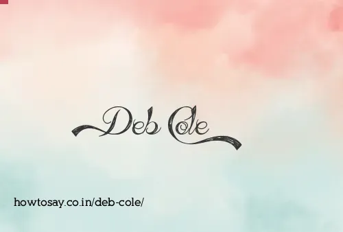 Deb Cole