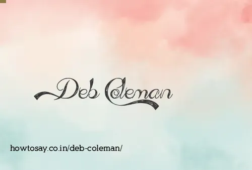 Deb Coleman