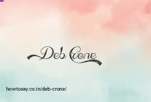Deb Crone