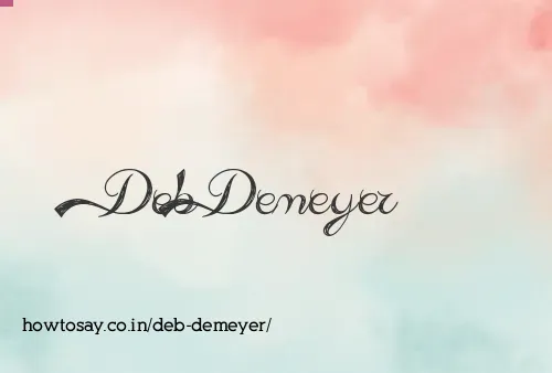 Deb Demeyer