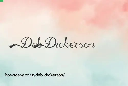 Deb Dickerson