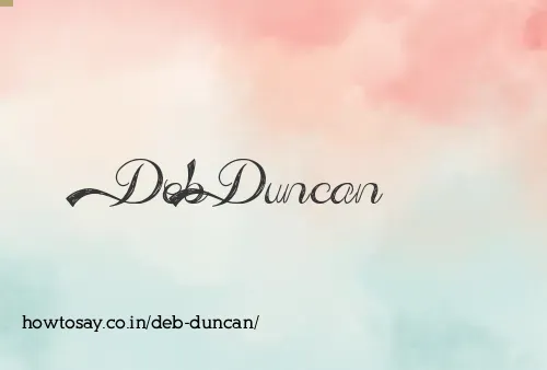 Deb Duncan
