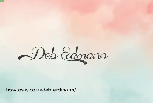 Deb Erdmann