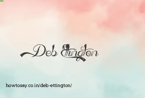 Deb Ettington
