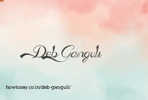 Deb Ganguli