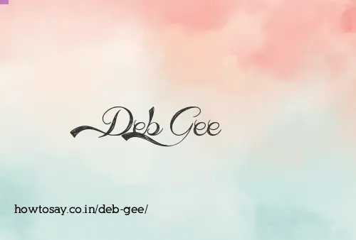 Deb Gee
