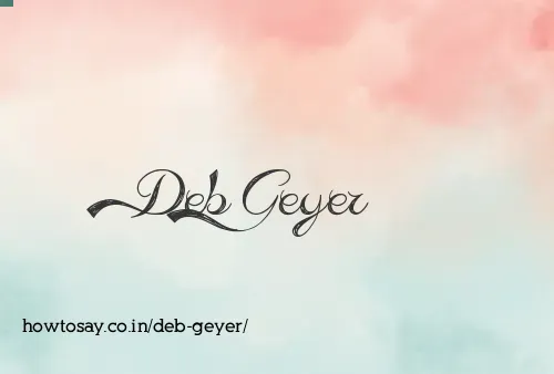 Deb Geyer