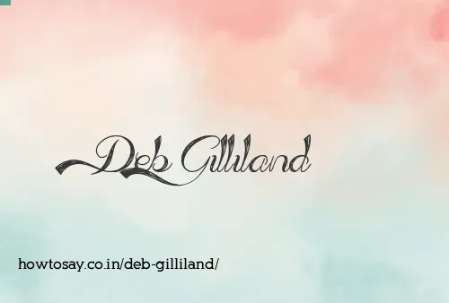 Deb Gilliland