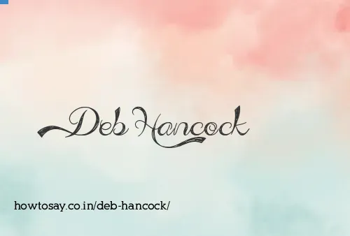 Deb Hancock