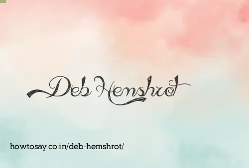 Deb Hemshrot