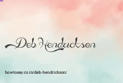 Deb Hendrickson