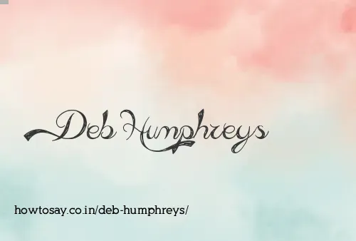Deb Humphreys