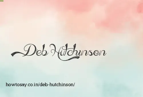 Deb Hutchinson
