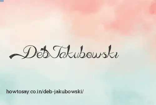 Deb Jakubowski