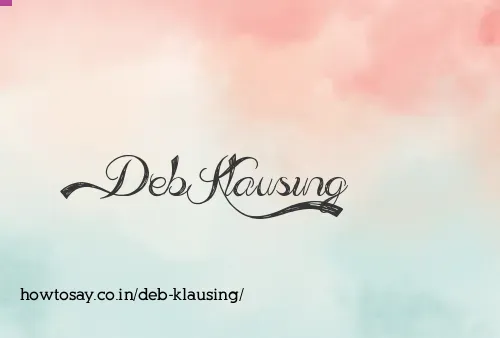 Deb Klausing
