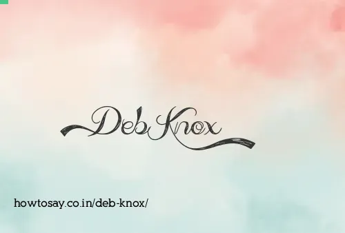 Deb Knox