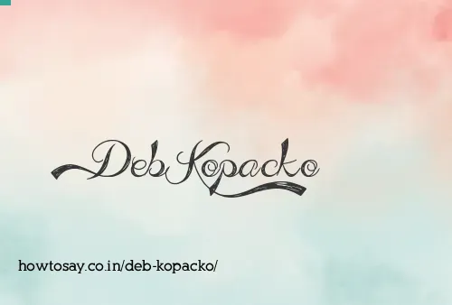 Deb Kopacko