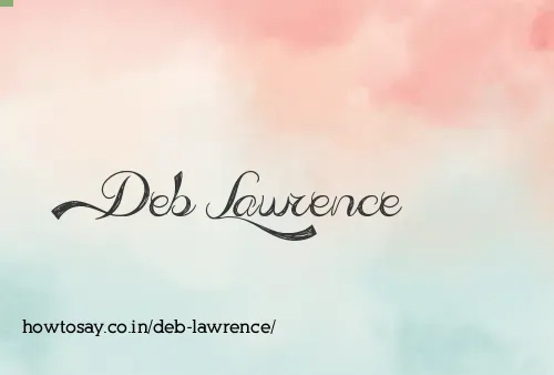 Deb Lawrence