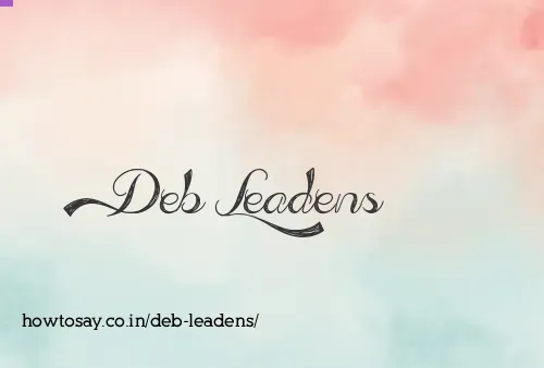 Deb Leadens