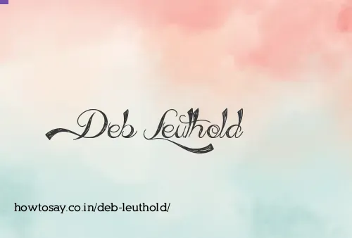 Deb Leuthold