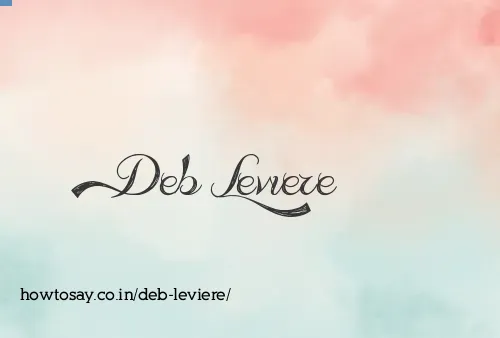 Deb Leviere