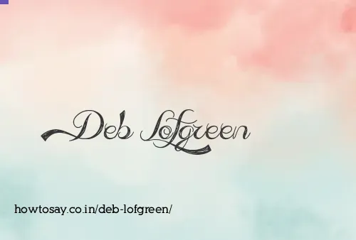 Deb Lofgreen