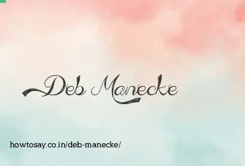 Deb Manecke