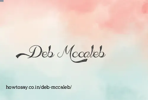 Deb Mccaleb