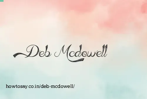 Deb Mcdowell