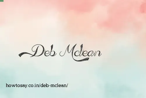 Deb Mclean