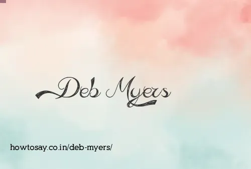 Deb Myers
