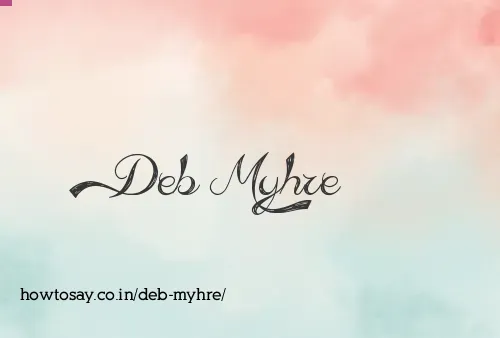 Deb Myhre