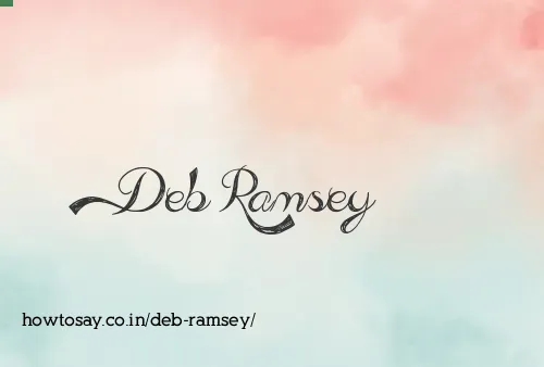 Deb Ramsey