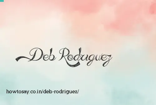 Deb Rodriguez