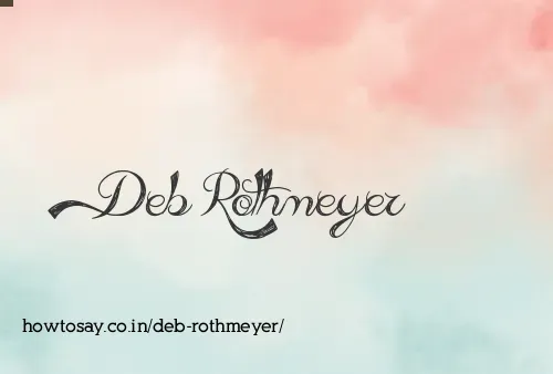 Deb Rothmeyer