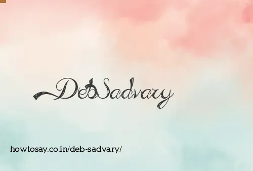 Deb Sadvary